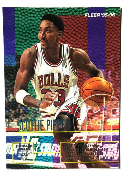 1995-96 Fleer nba basketball Scottie pippen base 26
