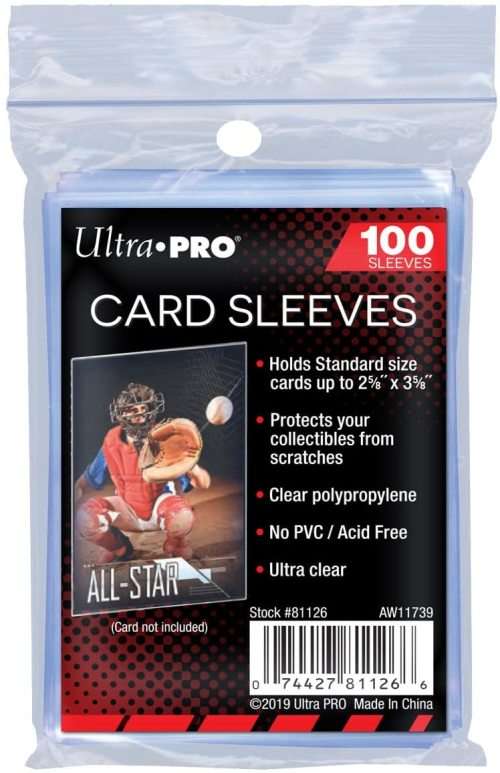 Ultra Pro Clear Card Sleeves 100s