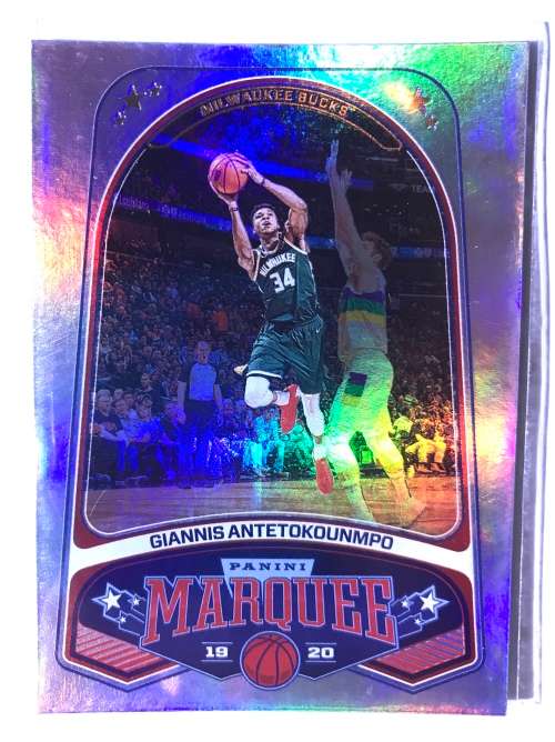 2019-20 Panini Chronicles Marquee Giannis Antetokounmpo HOLO FOIL Bucks #248