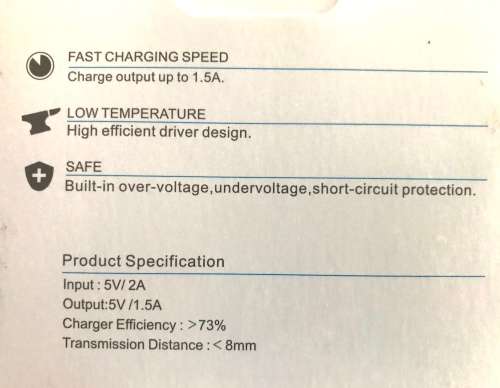 Fantasy Wireless Charger McCains Logo