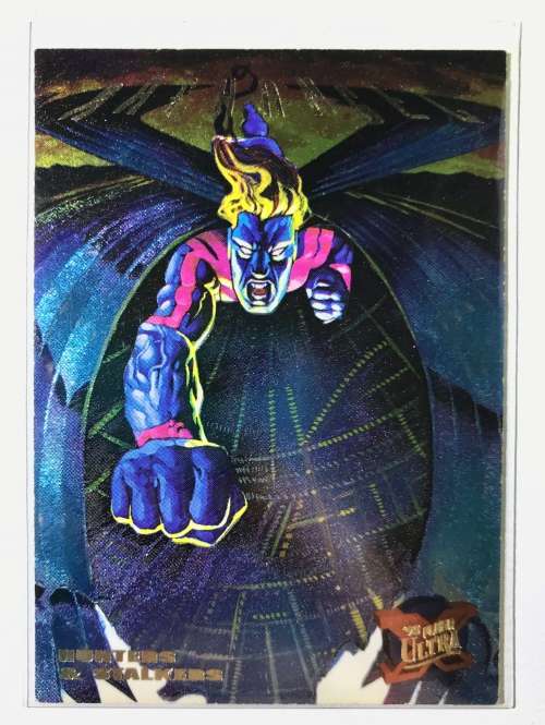 1995 Fleer Ultra X-MEN Hunters and Stalkers FOIL insert LTD Edition #9 ARCHANGEL