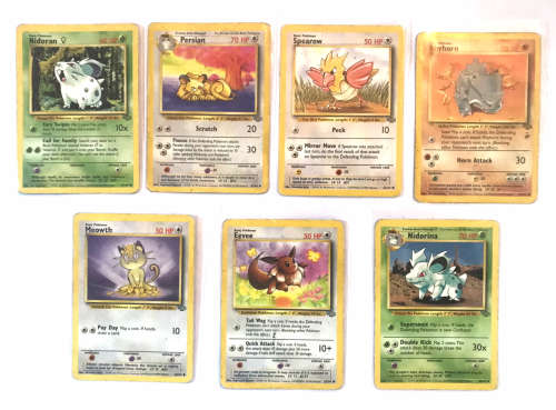 1995 Pokemon TCG Vintage Jungle Card Lot