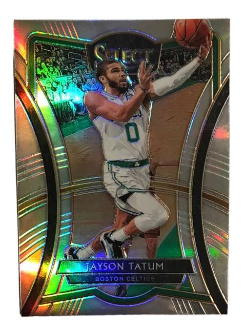 2019-20 Panini Select #190 JAYSON TATUM Premier Level Silver Prizm