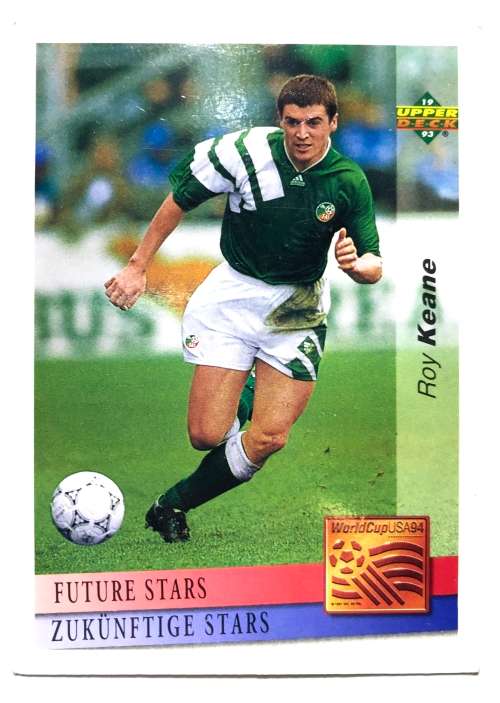 1993 Upper Deck World Cup Soccer Future stars Roy Keane 133 Insert