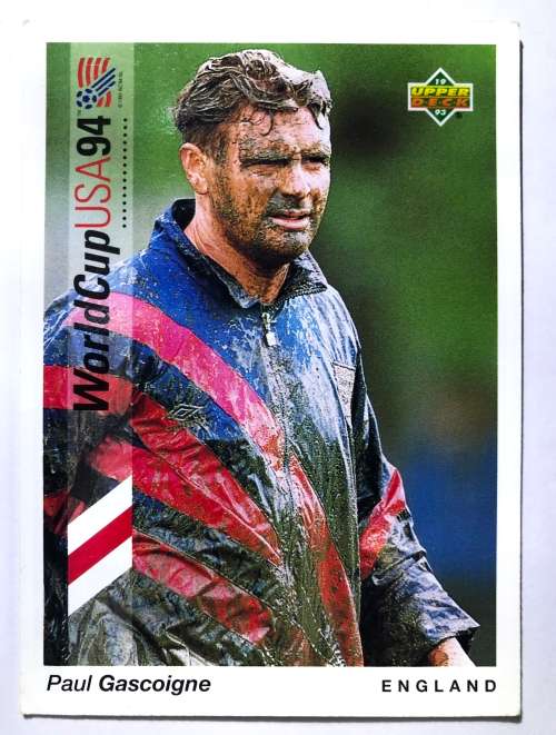 1993 Upper Deck World Cup Soccer Paul Gascoigne 56 Base card