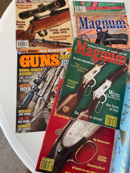 Wholsale Lot - Gun, Rifle, Magnum & Man Magazines