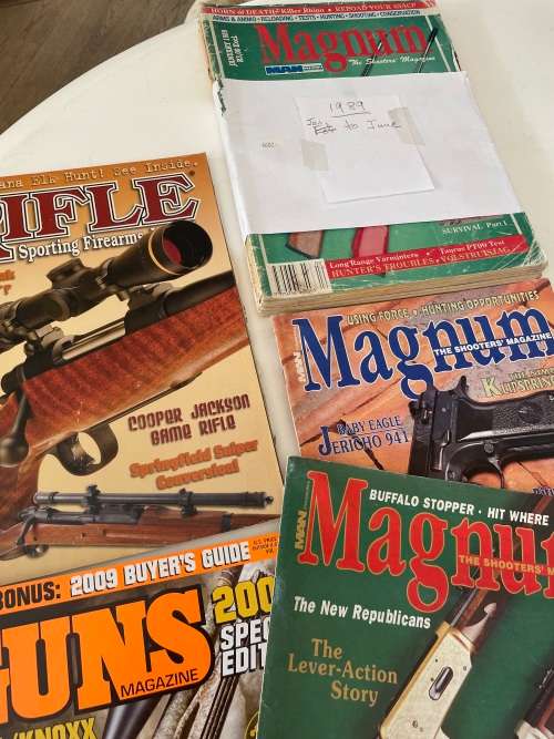 Wholsale Lot - Gun, Rifle, Magnum & Man Magazines