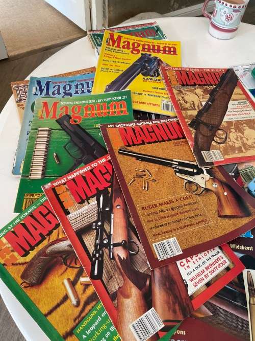 Wholsale Lot - Gun, Rifle, Magnum & Man Magazines
