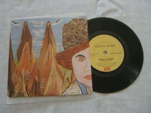 Talking Heads - And She Was / Perfect World (7") (VG+)