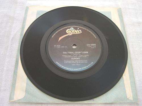 Europe - The Final Countdown / On Broken Wings (7") (VG) (Generic Cover)