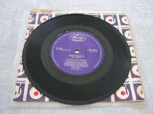 Tears For Fears - Mad World /  Ideas As Opiates (7") (VG) (Generic Cover)