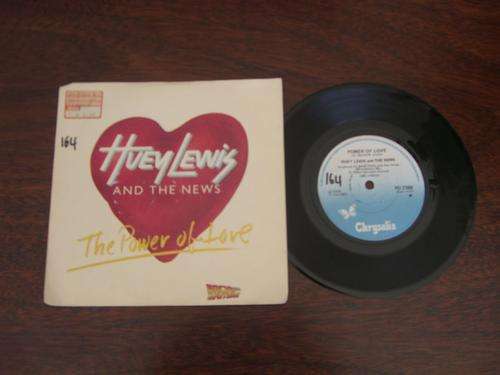 Huey Lewis And The News - The Power Of Love / Bad Is Bad (7") (VG)