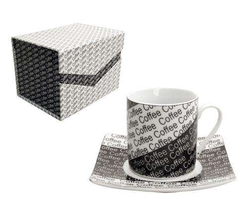 12 PC ESPRESSO CUP & SAUCER SET