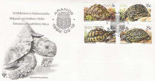 SWA FDC no 36 Tortoises of SWA