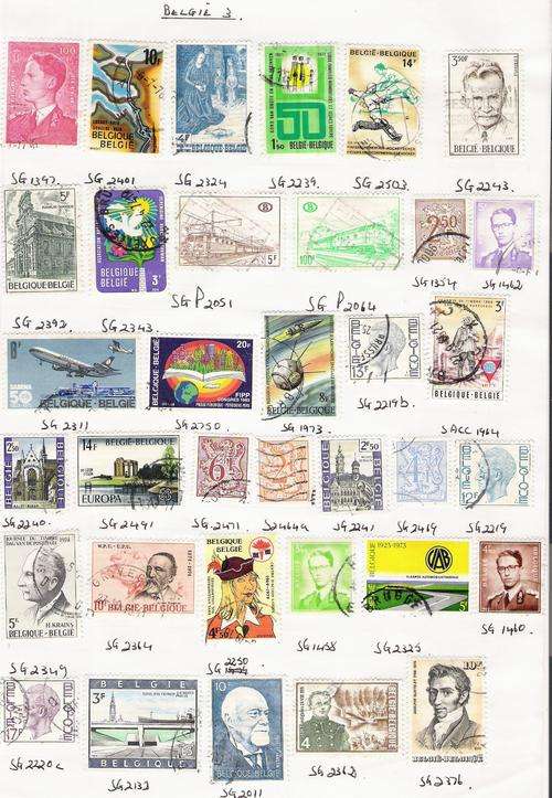Mixed Belgium sheet 3