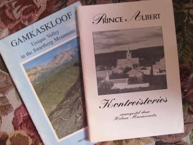 Helena Marincowitz -  Gamkaskloof and Prince Albert Kontreistories - Signed