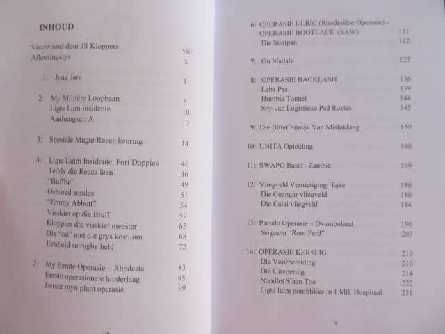 Kloppies - Die verhaal van AO1 J S Kloppers - n SA recce operateur  -  Peet Coetzee