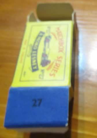 Matchbox Series - Lowbed - No 27 A MOKO LESNEY - with box
