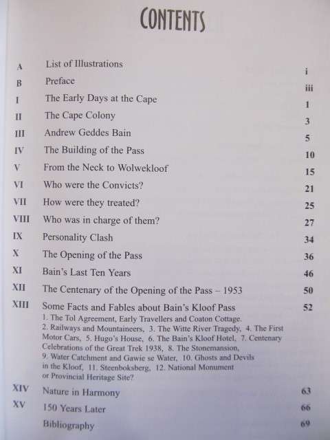 Bain`s kloof pass - Gateway to the north - Steytler en Nieuwmeyer