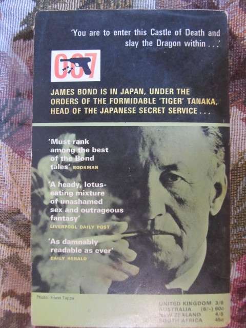 James Bond - you only live twice  by Ian Flemming- soft cover