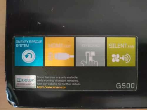 Lenovo G500
