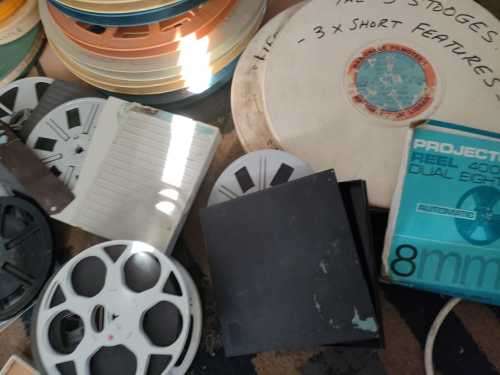 Bulk lot of Vintage Movie Reels