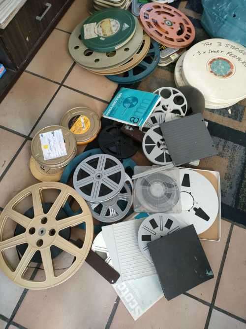 Bulk lot of Vintage Movie Reels
