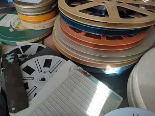 Bulk lot of Vintage Movie Reels