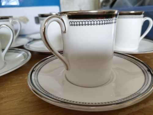 *** Stunning *** Royal Doulton Sarabande - H5023 Coffee/Espresso Cans + Saucers