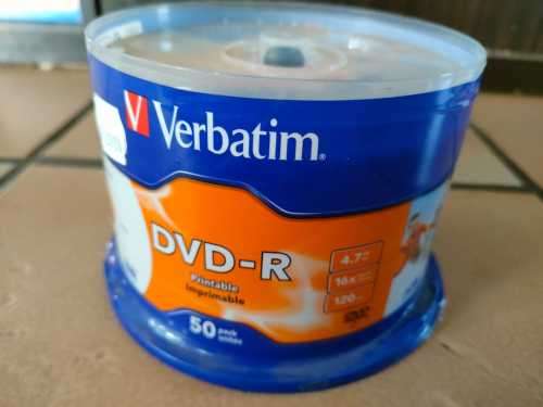 DVD-R Verbatim 50 Pack NEW