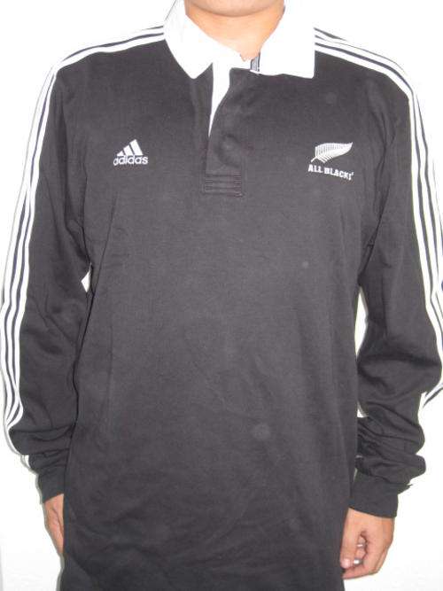 Authentic Brand New Adidas All Blacks Men's Long Sleeve Shirt