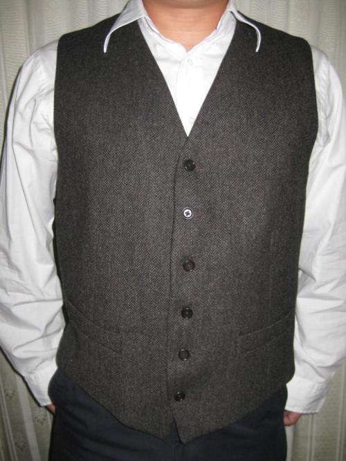 Authentic Brand New Massimo Dutti Men's Waistcoat Brown