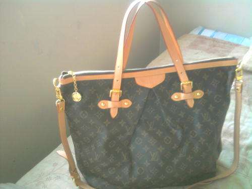 REAL LOUIS VUITTON CANVAS PALERMO BAG