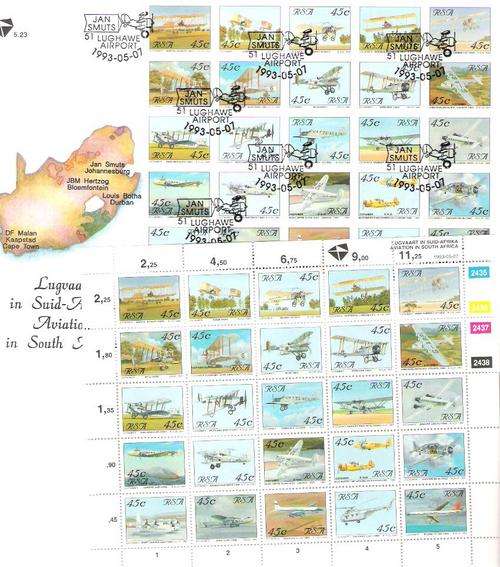 RSA - SACC796 - 820 - UM FDC 5.23 + Sheet of 25 - CV R160