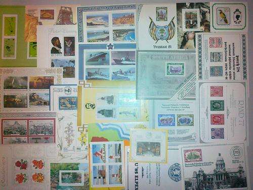 RSA - 28 Mint Miniature Sheets!!