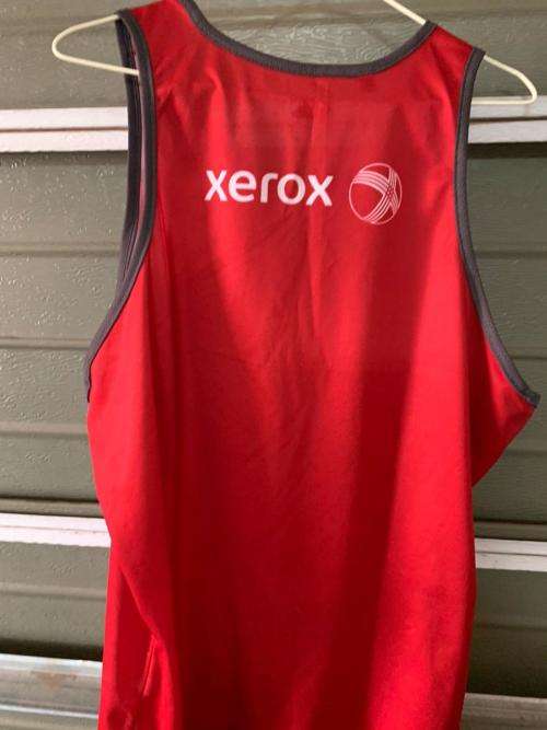 Lions player issue gym shirt. 2XL