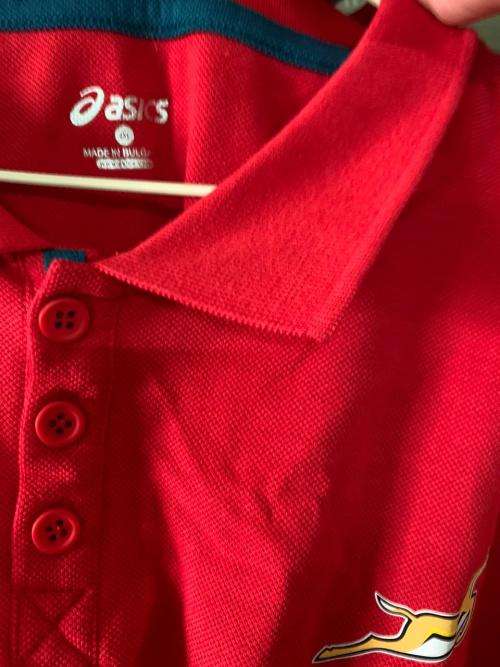 Springbok Player Issue Golf Shirt. 4XL