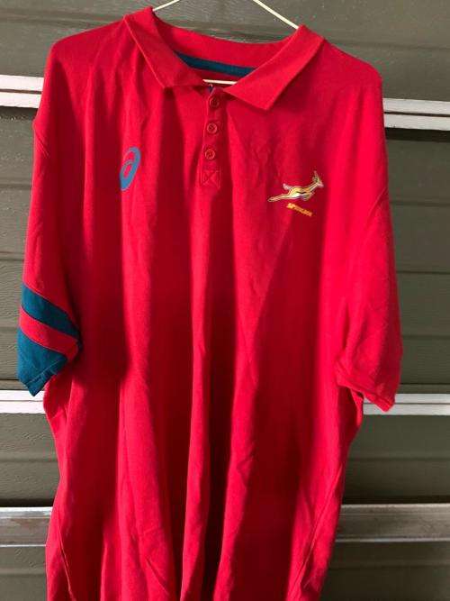 Springbok Player Issue Golf Shirt. 4XL