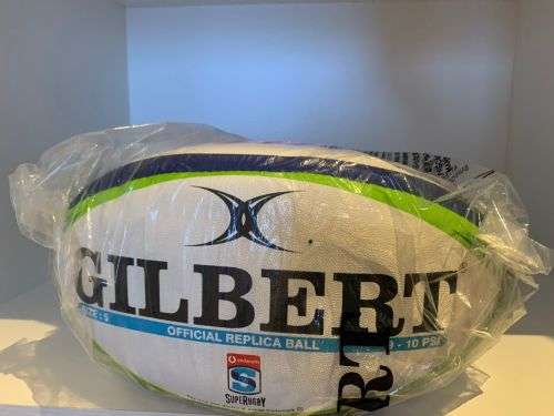 Super rugby official replica ball.