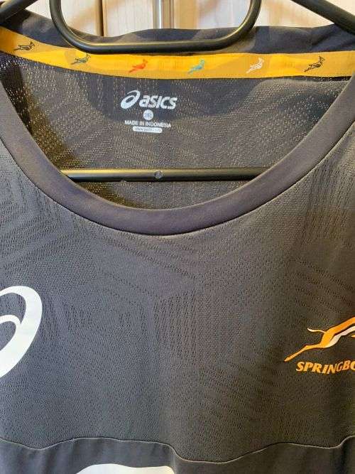 Springbok Player issue gym vest / singlet. 2XL (fits more like a Large)