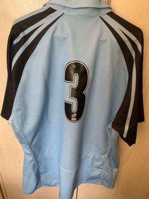 Newcastle Falcons Marius Hurter Match Worn Jersey.