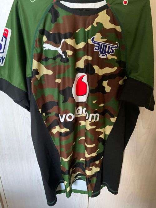 Bulls Match Worn Rugby Jersey