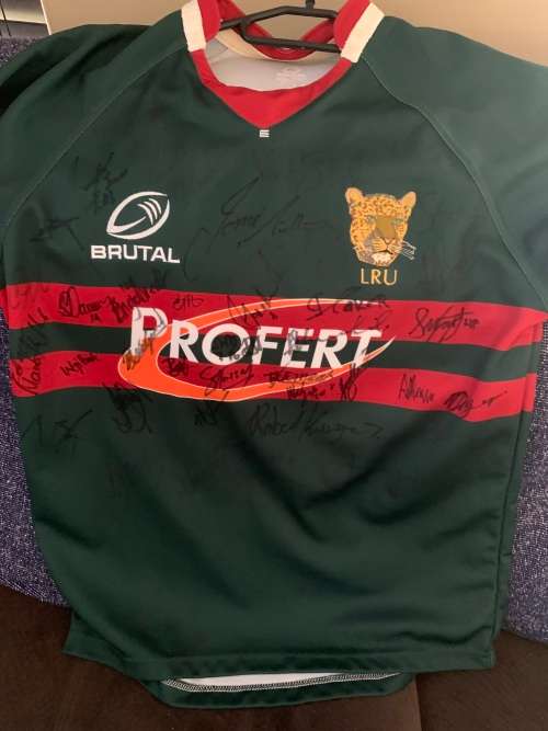 Match worn and signed Leopards jersey