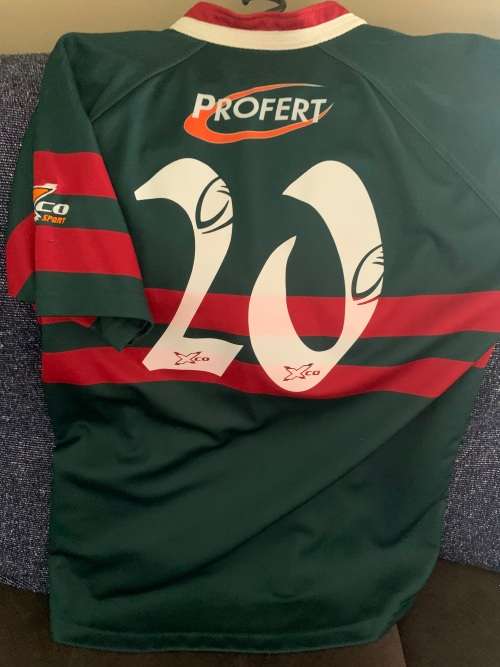 Match worn and signed Leopards jersey