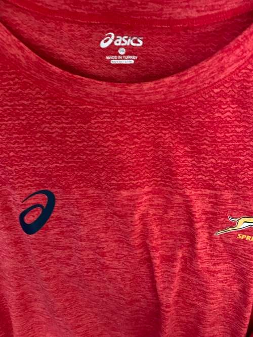 Springbok player issue training shirt. 2xl