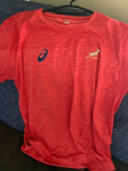 Springbok player issue training shirt. 2xl