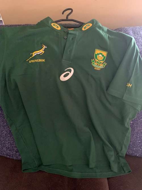 Springbok player issue golf shirt 2XL