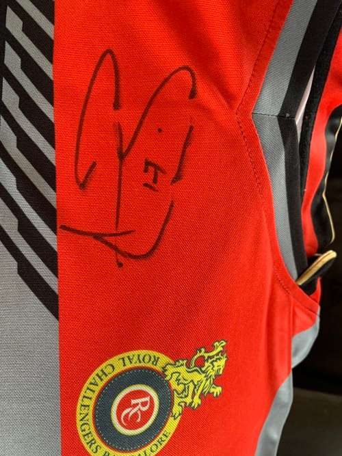 RARE AB de Villiers signed RCB shirt