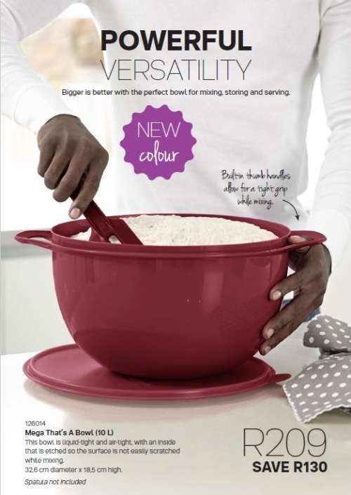 Tupperware Mega That's a Bowl 10L