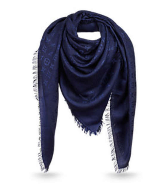 LOUIS VUITTON MONOGRAM SHAWL DUNE SCARF Dune
